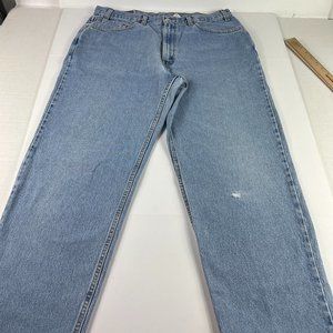VTG 90s Levi's Jeans Mens 35x31* 550 Relaxed Straight Blue Faded Denim Tag 38x32